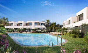 Interior de la promoción Amaire Villas II de AEDAS Hom es en San Juan de Alicante.