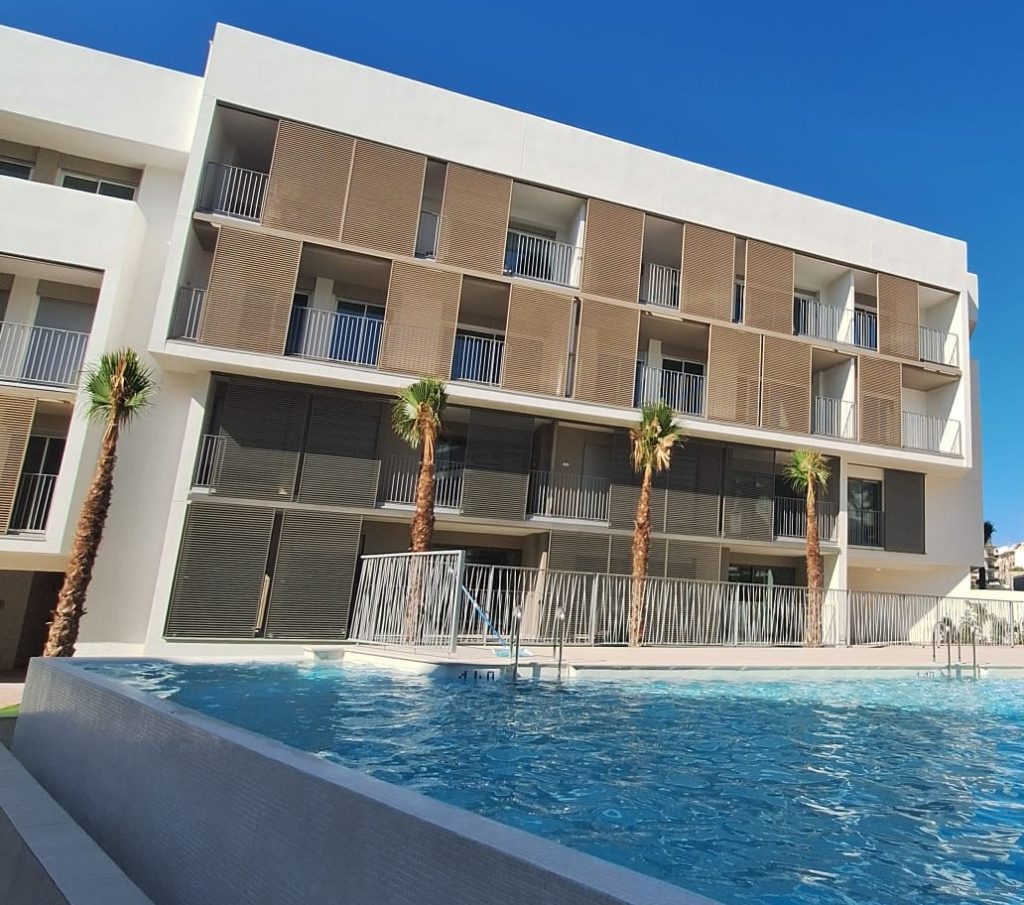 Interior de la promoción Unic de AEDAS Homes en Jávea, Alicante.